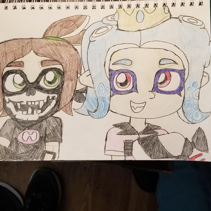 My Inkling and Coral's Octoling Gift Drawing by YoshiX96 on DeviantArt
