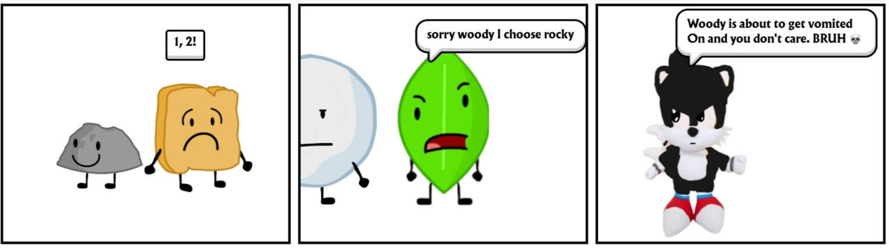 THEY UPDATED BFDI COMIC STUDIO TO ADD VOMIT WOODY by