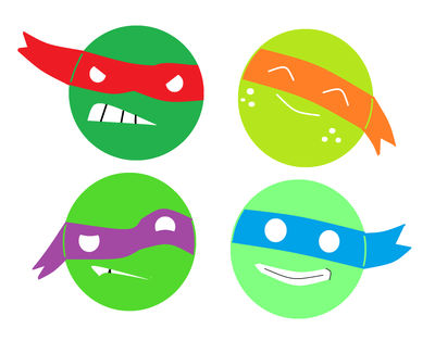 Tmnt Faces By Connecting Charaters On DeviantArt