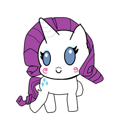 Young Rarity by Connecting-Charaters on DeviantArt