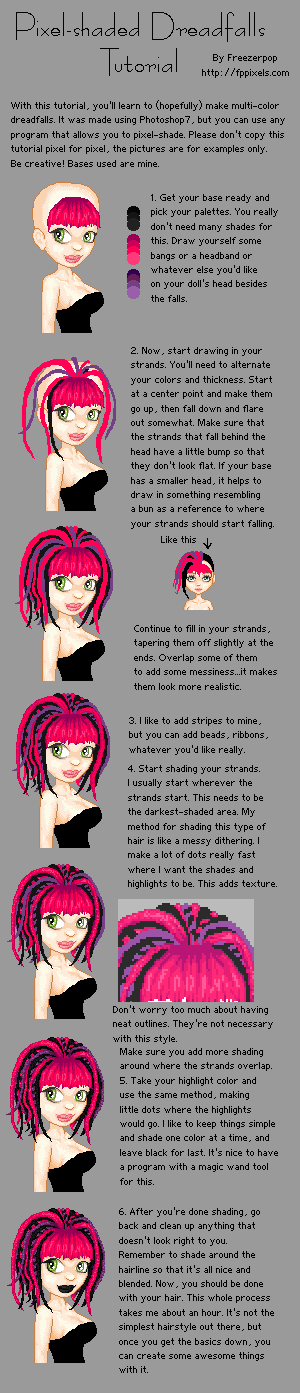 multicolor dreadfalls tutorial