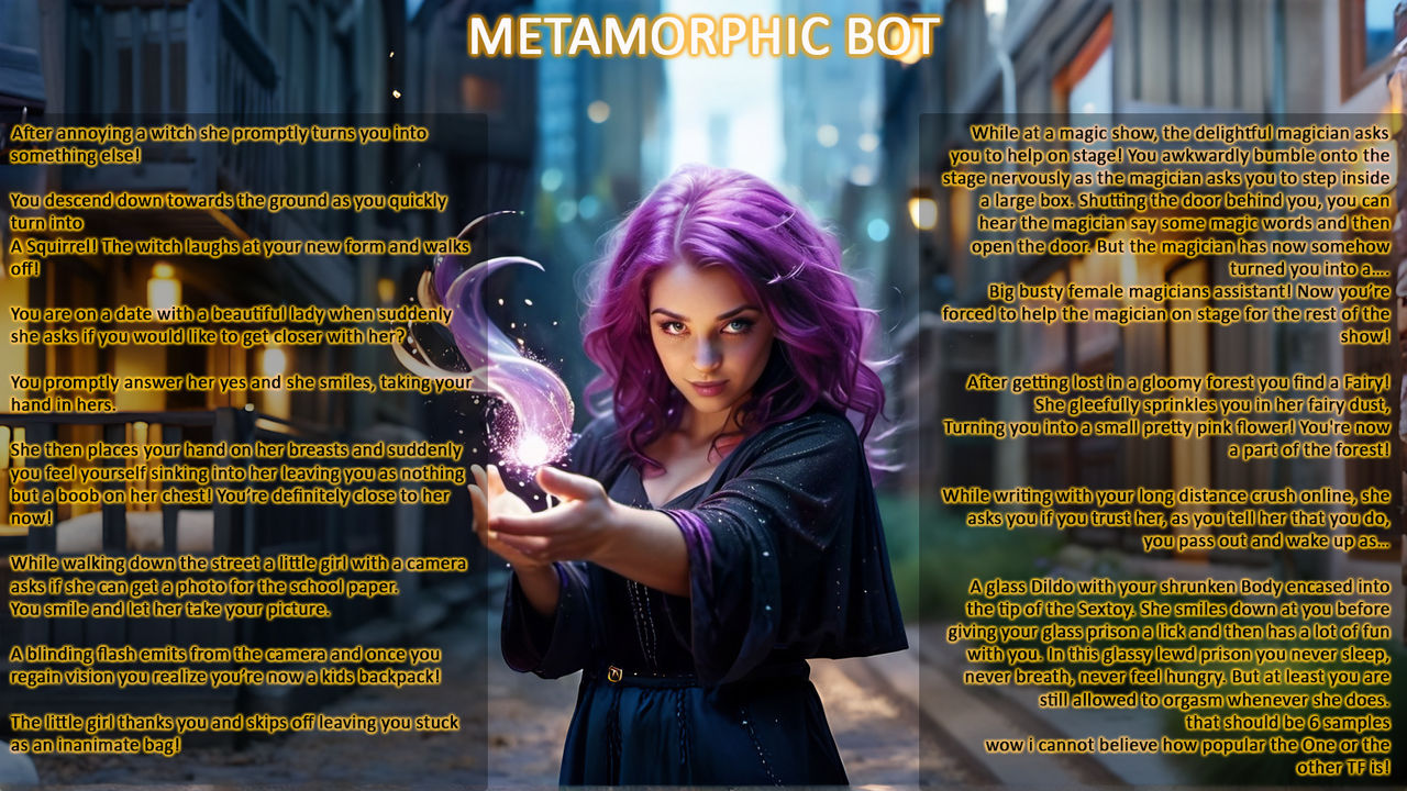 Tech Bot Tf METAMORPHIC BOT. Various TF's by MMTFCaptions on DeviantArt