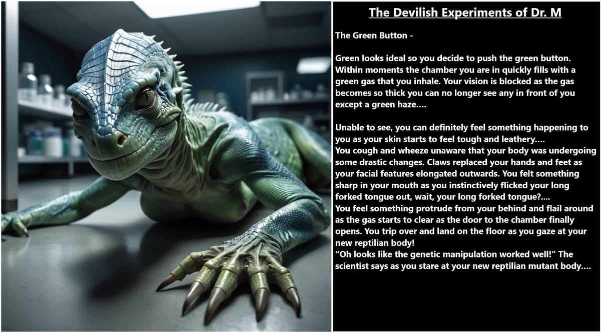 Angroram Deviantart Experiments The Devilish Experiments. Reptile Mutant TF by MMTFCaptions on DeviantArt