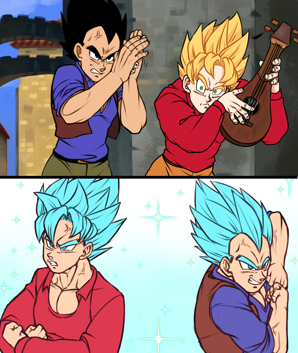 Goku and Vegeta, Vegeta and Goku