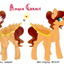 OC Ponysona Reference - Amber Grace -  OUTDATED