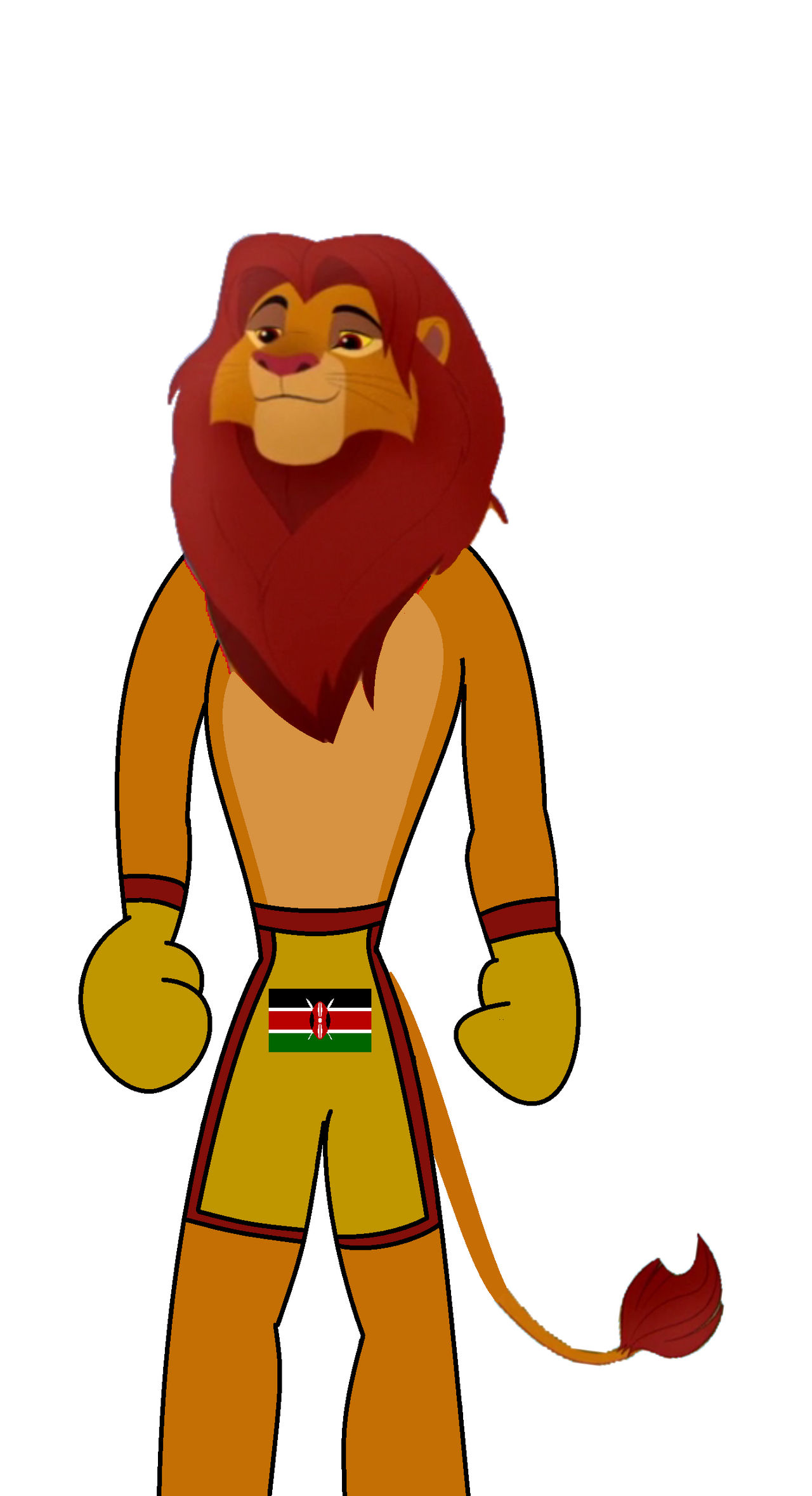Boxing Simba by BASEDCUBE95 on DeviantArt