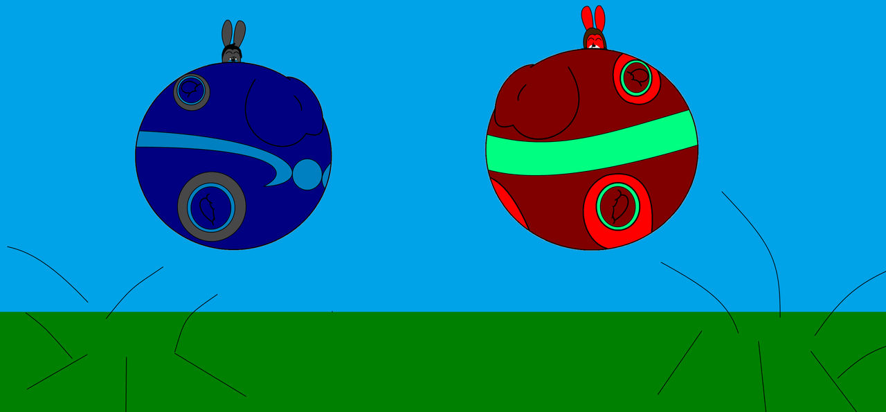 Bouncing Ball Rabbit Red And Black Bouncy Bunny Balls by BASEDCUBE95 on DeviantArt