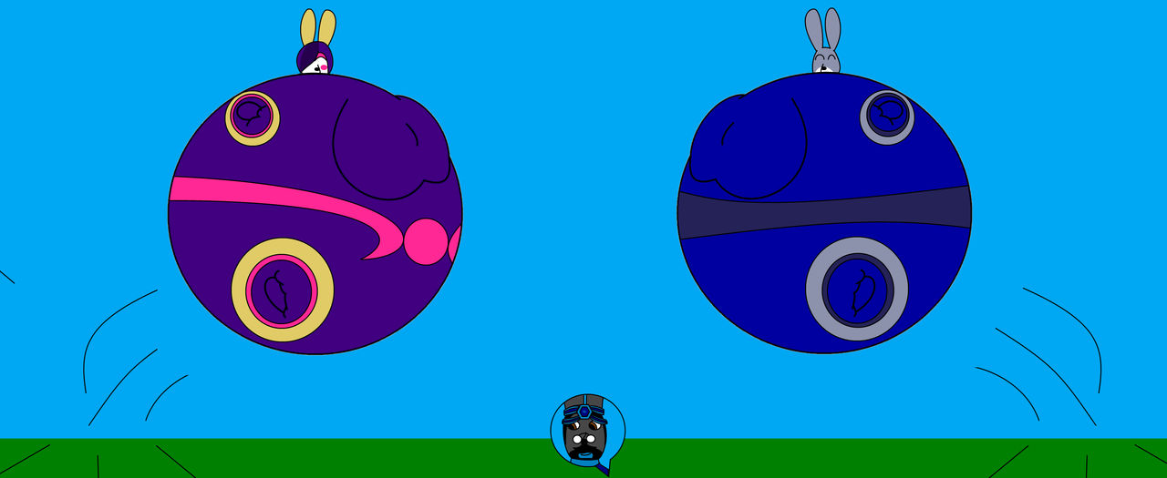 Bouncing Ball Rabbit A Pair Of Bouncy Bunny Balls by BASEDCUBE95 on DeviantArt