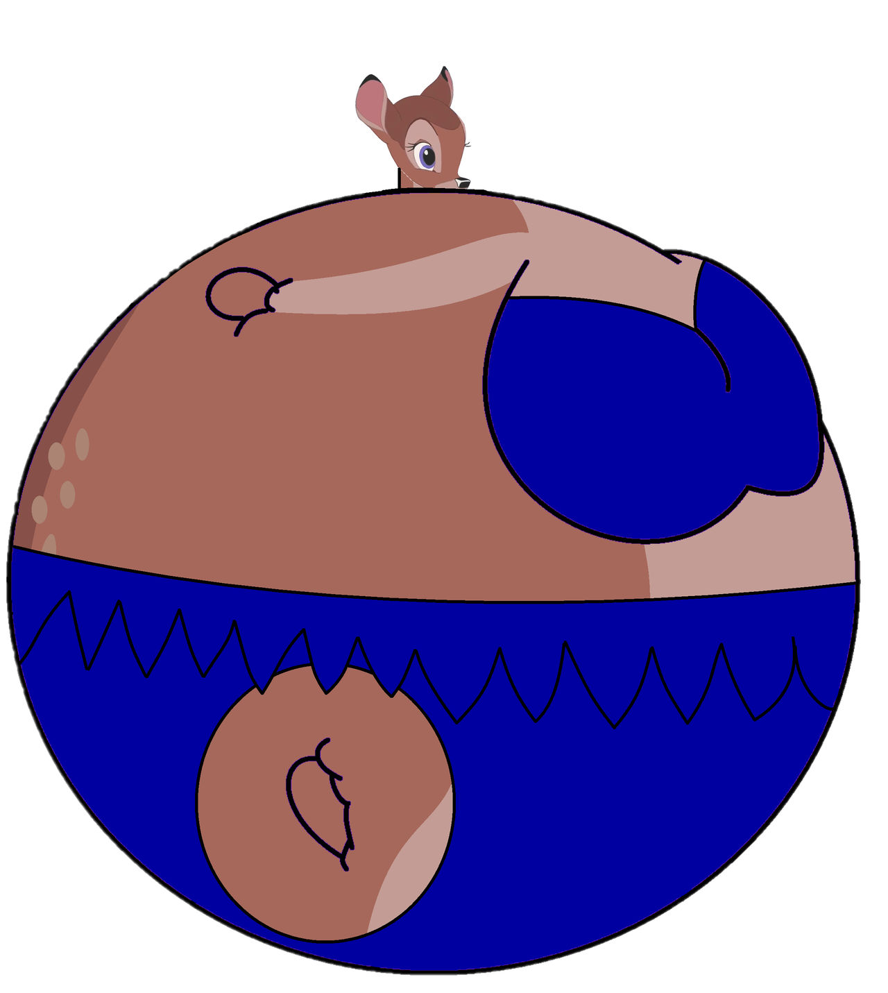 Faline Inflation Jungle Faline (Inflated) by BASEDCUBE95 on DeviantArt