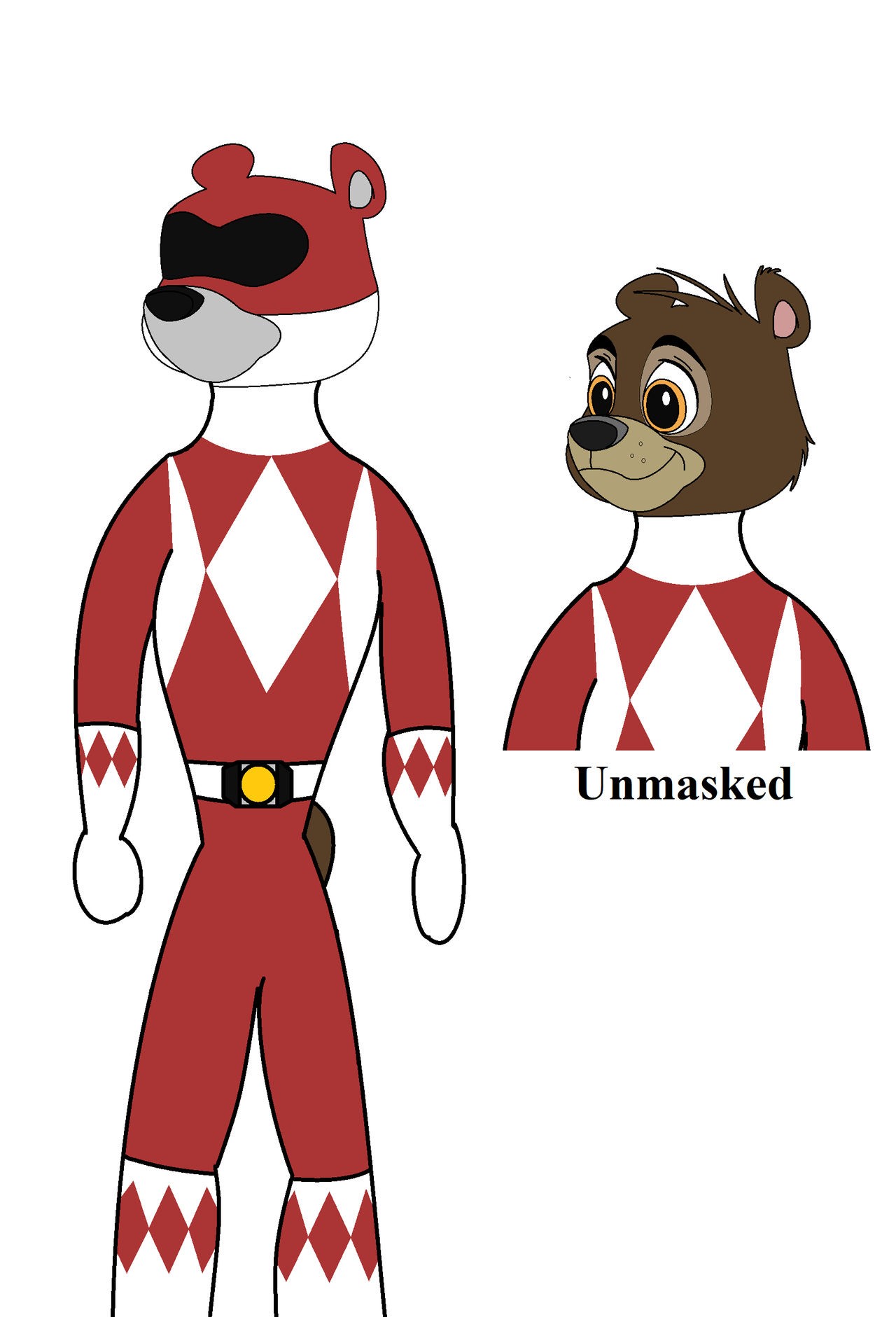 Power Rangers Bear Mighty Morphing Ranger Brinley Bear (Red) by BASEDCUBE95 on DeviantArt