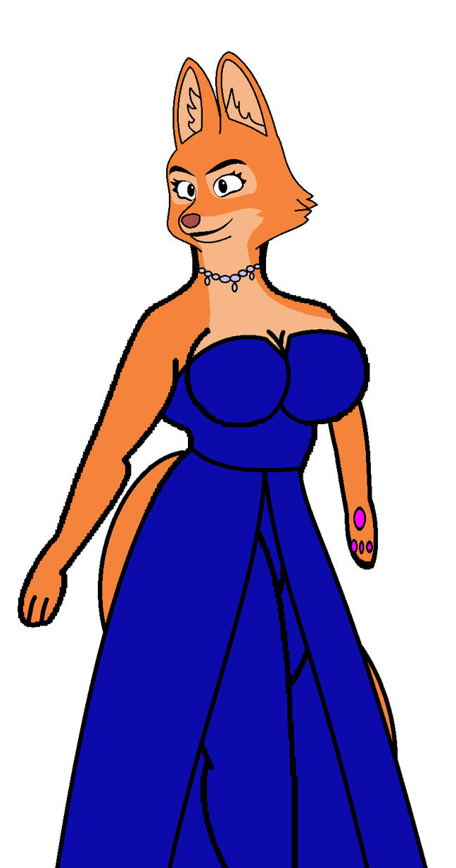 diane foxington blue dress Diane Foxington Blue Dress Art Print (4x6)