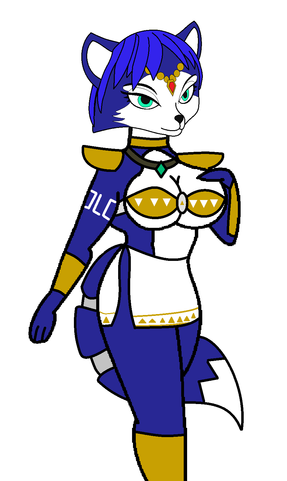 Krystal (Star Fox Adventures Updated) by BASEDCUBE95 on DeviantArt