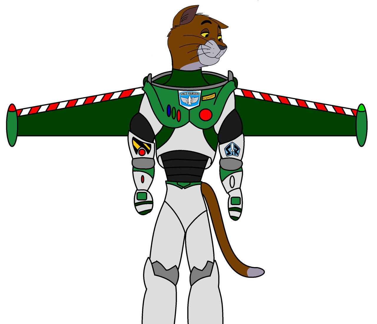 Space Rangers Deviantart Space Ranger Thomas O'Malley (With Wings) by BASEDCUBE95 on DeviantArt