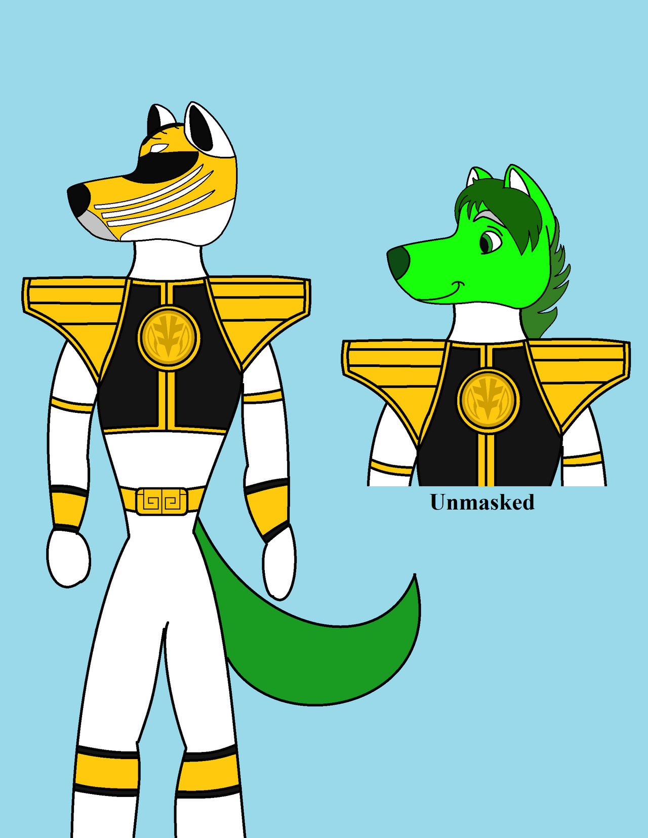 White Ranger Oliver by BASEDCUBE95 on DeviantArt