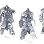 Darksiders II armour concepts Wanderer