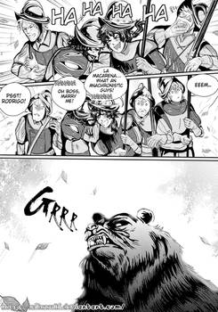 Hetalia doujinshi Lovino and the Bear 18