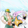Android 13 fighting super Buu