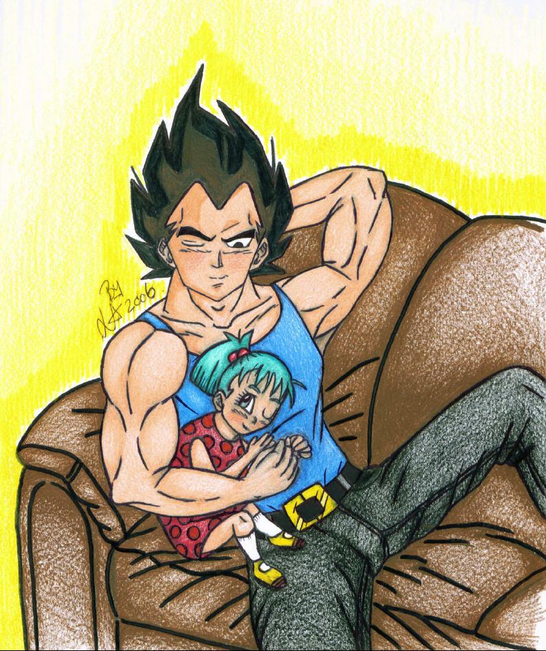 Vegeta and Bra