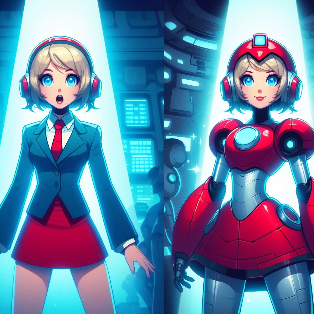 Preppy Girl Roboticized by spleenlord on DeviantArt