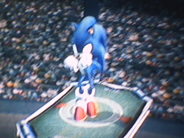 Sonic does Gangnam Style on Super Smash Bros.