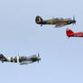 Comet, Spitfire and Hurricane