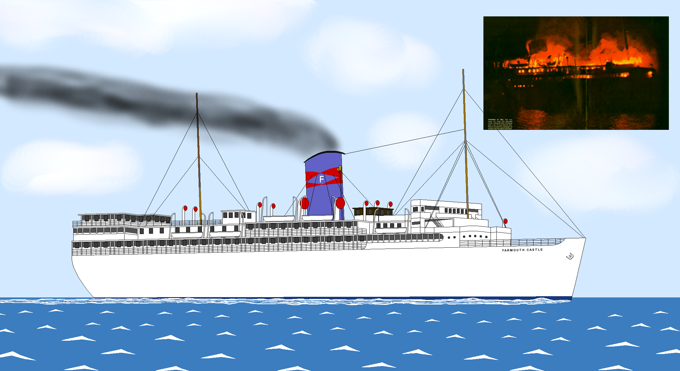 Yarmouth Castle By Oceanlinerorca On Deviantart