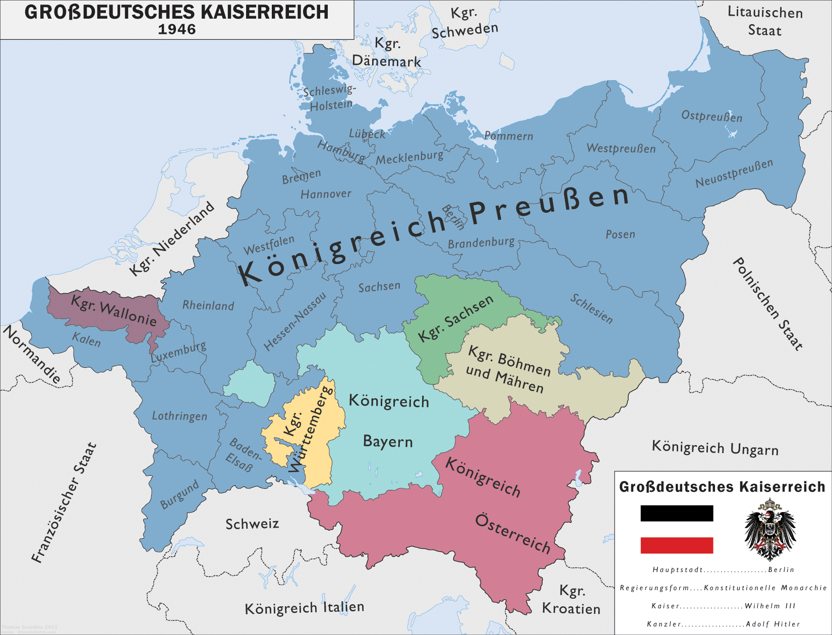 Grossdeutsches Kaiserreich by SemmiS on DeviantArt