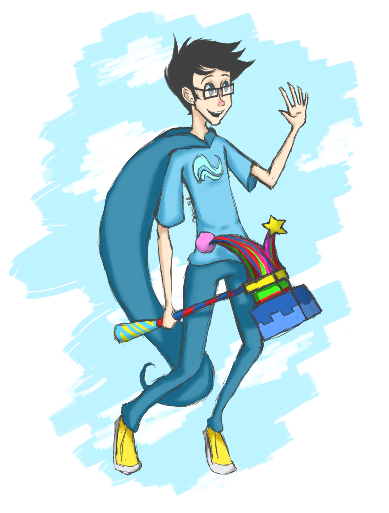 Homestuck Doodle - John Egbert