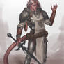 Tiefling in Full Plate