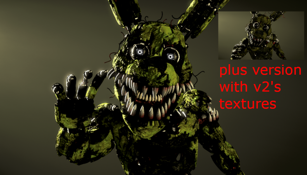 Nightmare Springtrap V1 Retexture Release By Shadowbunst On DeviantArt