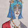 Blue Haired Cat Lady