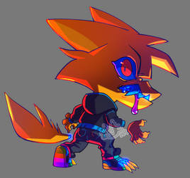 Chibi Commission- Wolf Shifty