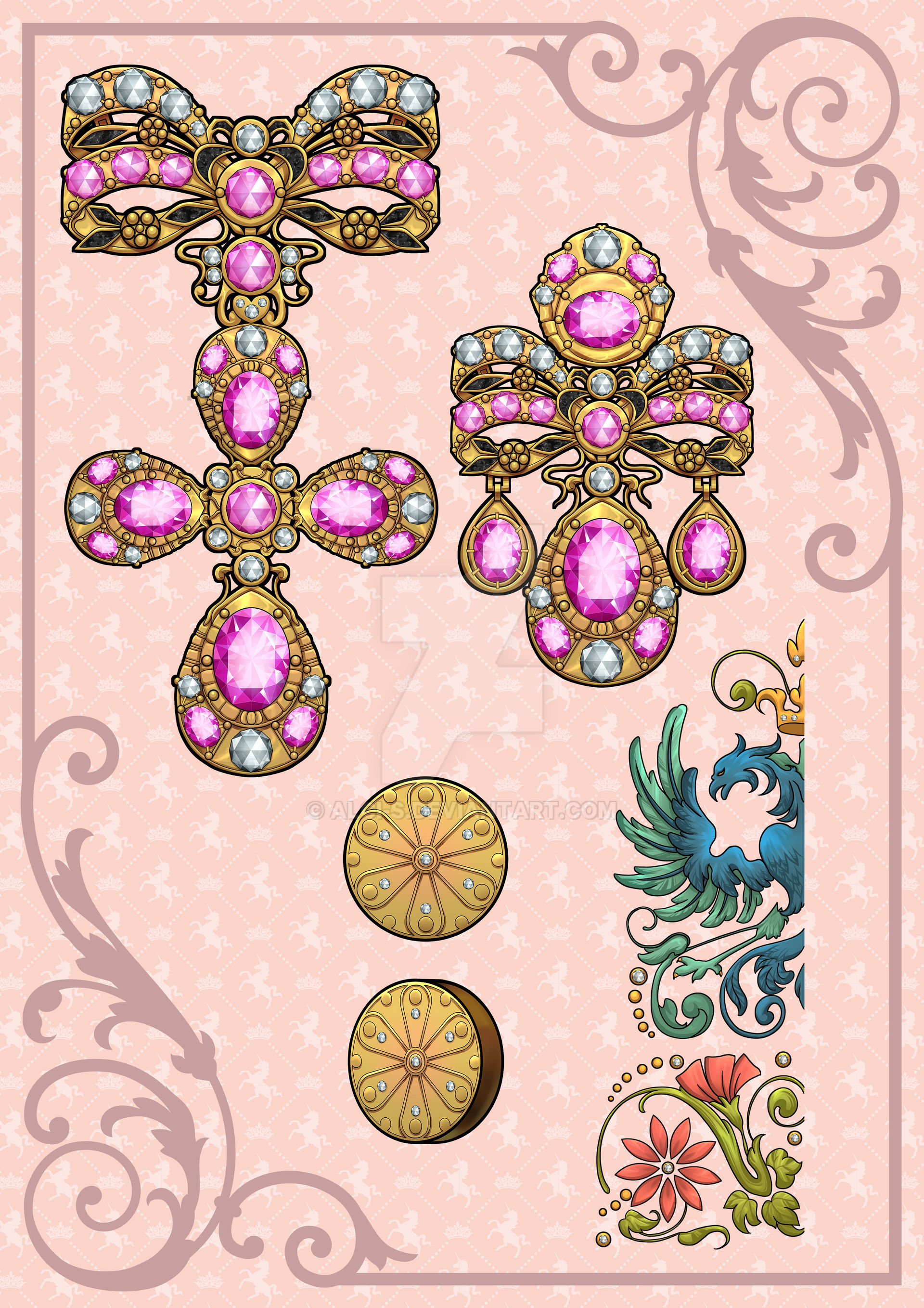 Accessories Pattern Accessories and embroidery patterns 2 by alci-s on DeviantArt