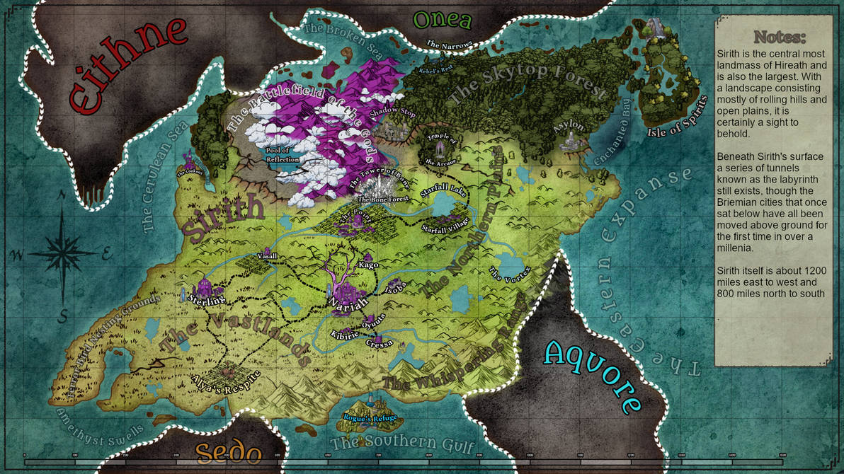 Grithith Map SA I Map Of Sirith by Gods-of-Hireath on DeviantArt