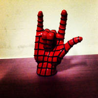 Spider-Man hand