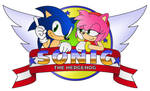 Sonic And Amy Colored by sonictopfan