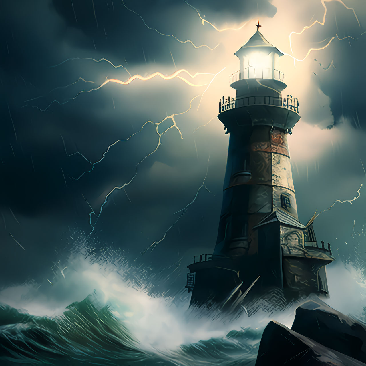 Lighthouse by MasterGrayWolfArt on DeviantArt