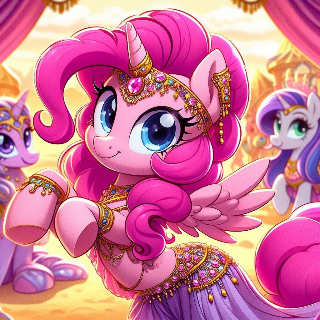 Pinkie Pie belly dancer by smbssfan on DeviantArt