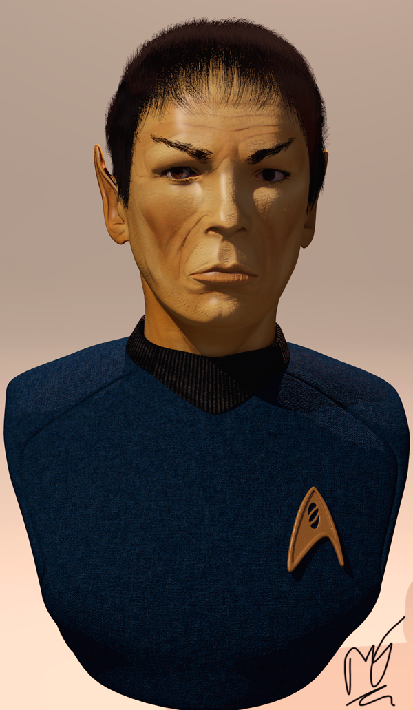 Spock bust