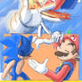 Sonic and Mario are Homies