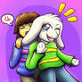 Frisk With Asriel