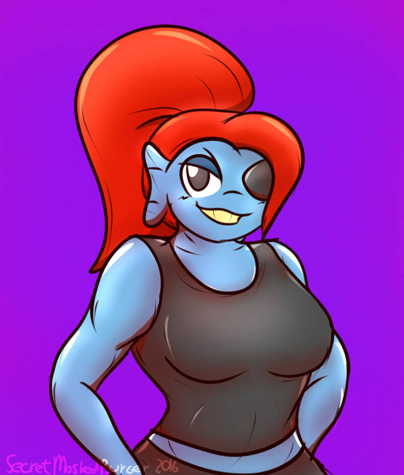 Undyne Bodybuilder Undyne by SecretMaskedBurger on DeviantArt