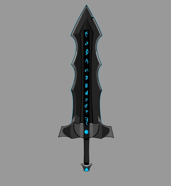 Obsidian Rune Blade