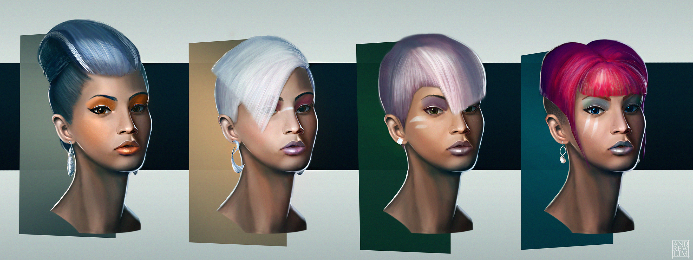 Female Head Designs