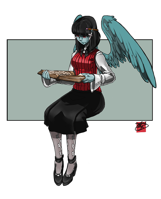 [COM] winged and studious