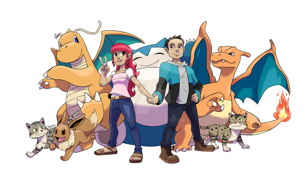 COMM - Pokemon Couple by seto on DeviantArt