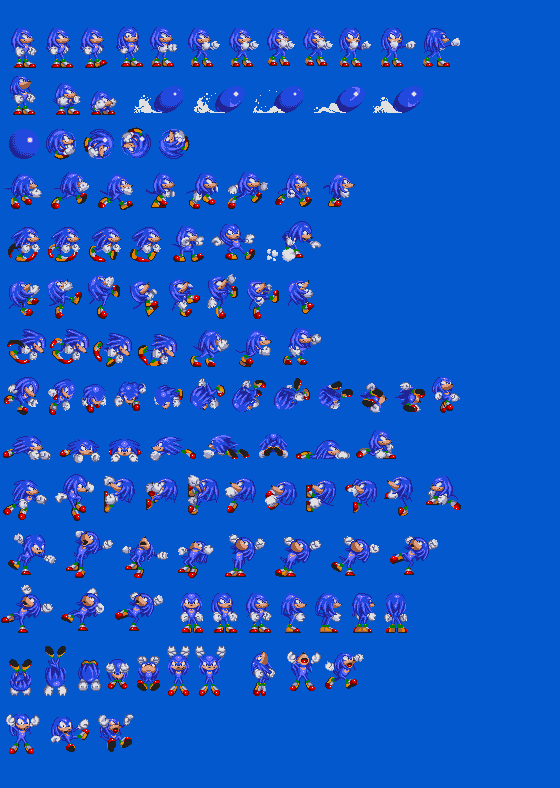 Dark Hyper Sonic sprites (UPDATED) by multiadventures984 on DeviantArt