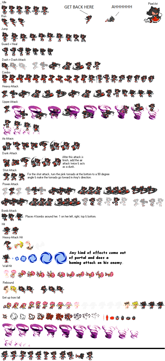 Dark Hyper Sonic sprites (UPDATED) by multiadventures984 on DeviantArt