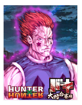 Hisoka in Baki the Grappler style