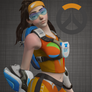 Overwatch Tracer - long hair